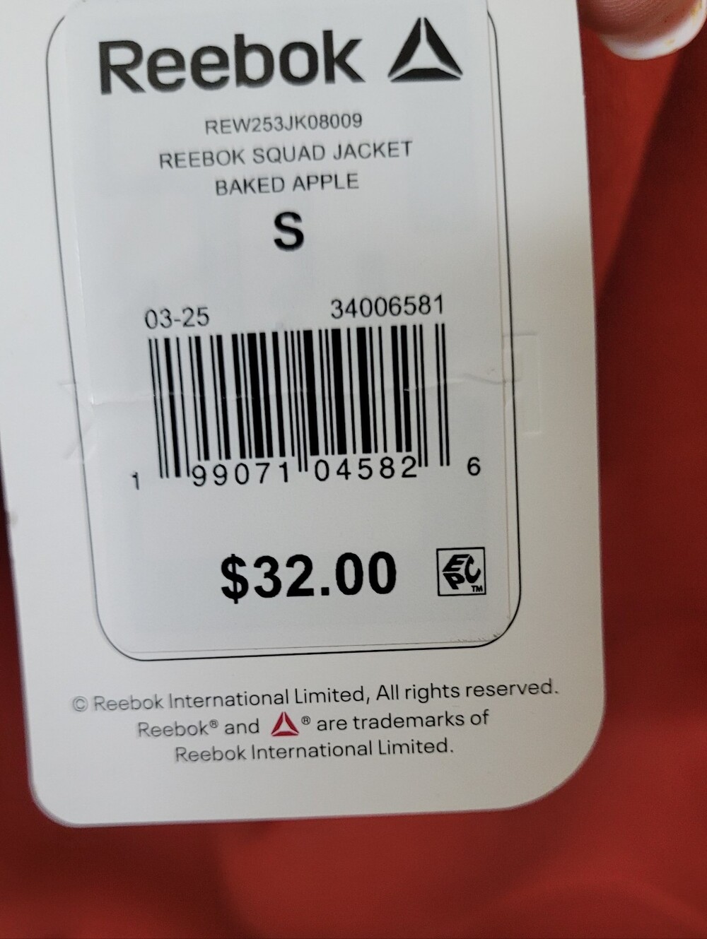 NWT Reebok Squad Jacket - Picture 10 of 10